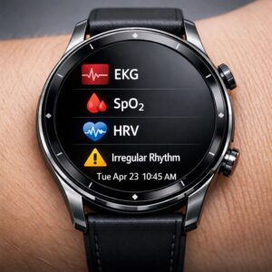 Smartwatch mit Gesundheitsdaten 03